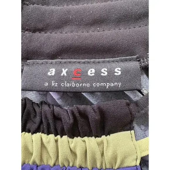 Axcess Sleeveless Trapeze Dress Retro Mod Boho Pop Art Maximalist Abstract | M - Picture 5 of 9